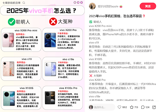 2025年vivo手机怎么选？｜vivo X200 Pro mini、S19、X100S 推荐为聪明人选择；X200 Pro、S18e、X100S Pro 被列为大冤种手机