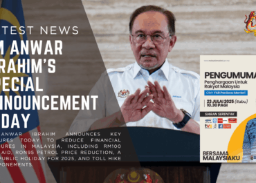 PM Anwar Ibrahim’s Special Announcement Today: What You Need to Know About RM100 Cash Aid, RON95 Price Drop, New Public Holiday and More